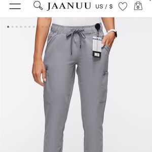 Jaanuu Gray 5 Pocket Mesh Enhanced Joggers